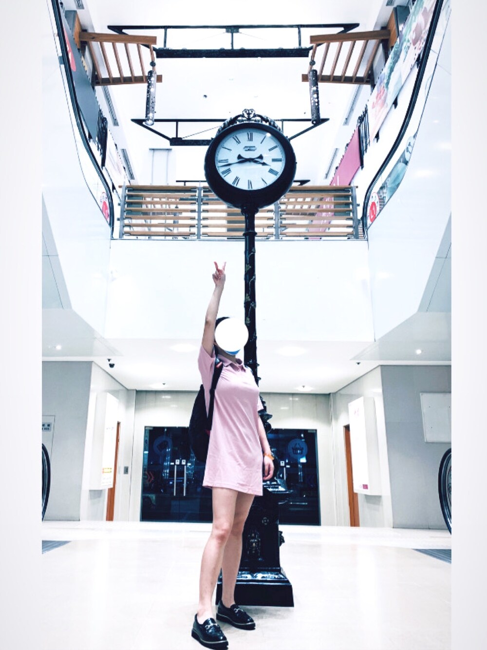 「164cm、街頭穿搭、洋裝」｜「topfeelingのアイテム（ワンピース/ドレス、ピンク系）」を使った、Regina 💜さん（レディース・164cm）の夏コーディネートの1枚目の写真