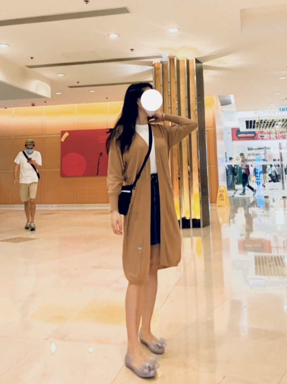 「164cm、休閒、基礎款」｜「UNIQLOのアイテム（ノーカラージャケット、ベージュ系）」を使った、Regina 💜さん（レディース・164cm）の秋コーディネートの1枚目の写真