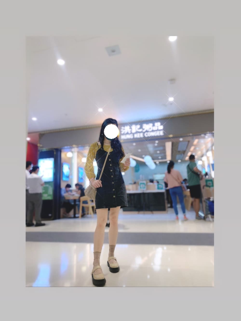 「ootd、街頭穿搭、164以上に見られる女」｜「PRIMARKのアイテム（ワンピース/ドレス、ブラック系）」を使った、Regina 💜さん（レディース・164cm）の春コーディネートの1枚目の写真