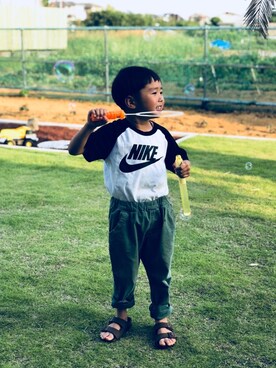 「POOL（プール）のアイテム（その他）」を使った、megtoranatugさん（キッズ・110cm）の夏コーディネート