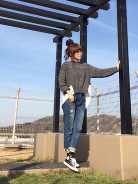 Tu--chanさん（レディース・160cm）の冬コーディネート