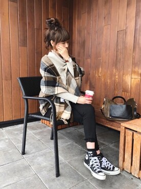 Tu--chanさん（レディース・160cm）の秋コーディネート