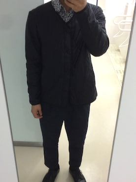 「JOHN LAWRENCE SULLIVAN accessory（ジョンローレンスサリバンアクセサリー）のアイテム」を使った、yukiさん（メンズ・170cm）の冬コーディネート