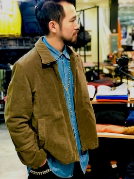 「bukht」｜「アイテム（ブルゾン）」を使った、SOHGU.old＆newstoreさん（メンズ・174cm）の秋コーディネート