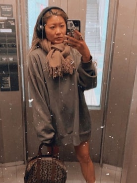 ANNAさん（レディース・156cm）の冬コーディネート