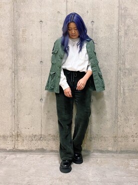 「ROTHCO（ロスコ）のアイテム（その他アウター）」を使った、ANNAさん（レディース・156cm）の冬コーディネート