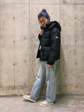 「URBAN RESEARCH Sonny Label（アーバンリサーチサニーレーベル）のアイテム（ダウンジャケット/コート）」を使った、ANNAさん（レディース・156cm）の冬コーディネート