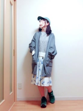 「ANVIL（アンヴィル）のアイテム（帽子）」を使った、wakaba@さん（レディース・163cm）の春コーディネート