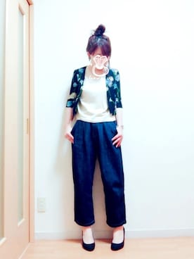 「REEF（リーフ）のアイテム（パンツ）」を使った、wakaba@さん（レディース・163cm）の春コーディネート