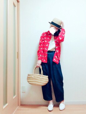 「REEF（リーフ）のアイテム（パンツ）」を使った、wakaba@さん（レディース・163cm）の春コーディネート