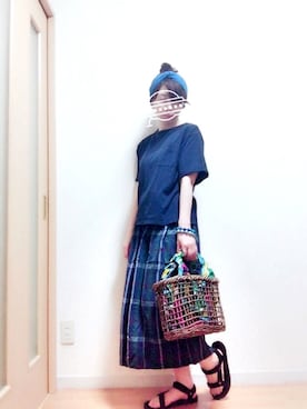 「Sunny clouds（サニークラウズ）のアイテム（その他アウター）」を使った、wakaba@さん（レディース・163cm）の春コーディネート