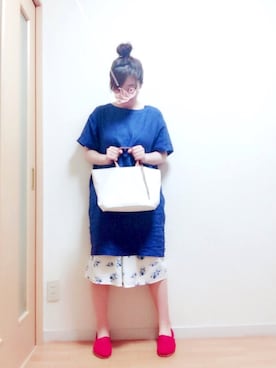 「EmTROIS（エムトロワ）のアイテム」を使った、wakaba@さん（レディース・163cm）の夏コーディネート