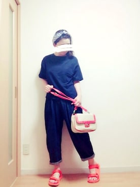 「REEF（リーフ）のアイテム（パンツ）」を使った、wakaba@さん（レディース・163cm）の夏コーディネート