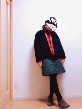 「リバーシブル」｜「アイテム（ブーティ）」を使った、wakaba@さん（レディース・163cm）の秋コーディネート