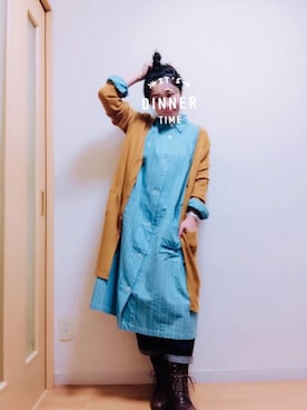 「REEF（リーフ）のアイテム（パンツ）」を使った、wakaba@さん（レディース・163cm）の秋コーディネート