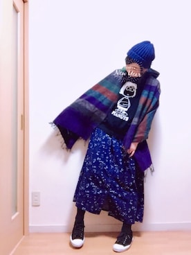 「&sloe（アンドスロウ）のアイテム」を使った、wakaba@さん（レディース・163cm）の冬コーディネート