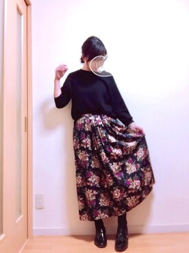 「LUKIA（ルキア）のアイテム」を使った、wakaba@さん（レディース・163cm）の冬コーディネート