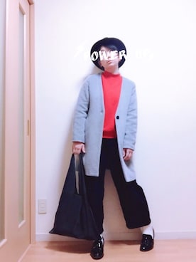 「SCALA（スカラ）のアイテム（帽子）」を使った、wakaba@さん（レディース・163cm）の冬コーディネート