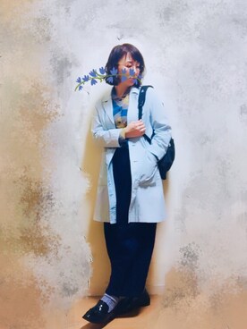 「I am I （アイアムアイ）のアイテム（その他アウター）」を使った、wakaba@さん（レディース・163cm）の春コーディネート