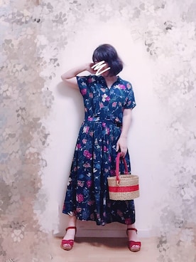 「ADIEU TRISTESSE LUXE（アデュートリステスリュクス）のアイテム（アクセサリー）」を使った、wakaba@さん（レディース・163cm）の夏コーディネート