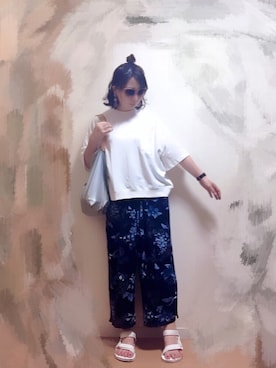 「&sloe（アンドスロウ）のアイテム」を使った、wakaba@さん（レディース・163cm）の夏コーディネート