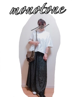 「&sloe（アンドスロウ）のアイテム」を使った、wakaba@さん（レディース・163cm）の秋コーディネート