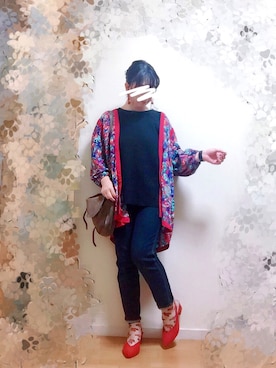 「chambre de charme（シャンブルドゥシャーム）のアイテム（アクセサリー）」を使った、wakaba@さん（レディース・163cm）の秋コーディネート