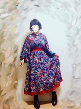 「chambre de charme（シャンブルドゥシャーム）のアイテム（アクセサリー）」を使った、wakaba@さん（レディース・163cm）の秋コーディネート