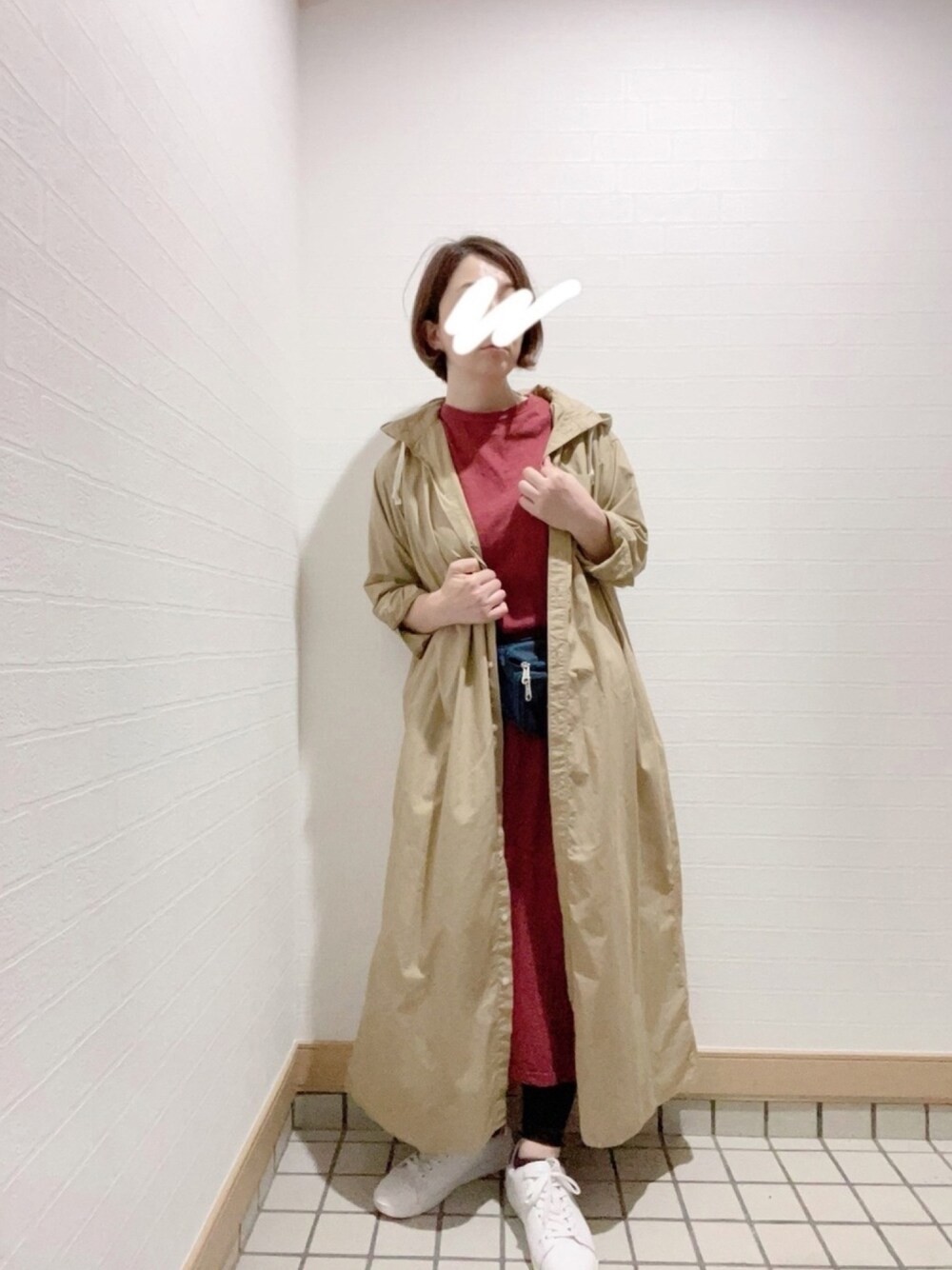 ✨完売人気色✨ベージュ！BEAMS BOY フードシャツワンピース　美品 BEAMS BOY（ビームスボーイ）の「BEAMS BOY / フード シャツ