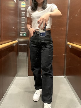 「リーバイス」｜ayaさん（レディース・157cm）の夏コーディネート