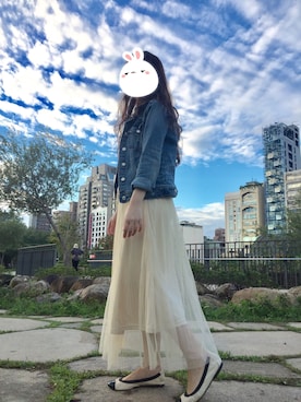 「Sunnyday」｜「アイテム（ジャケット/アウター）」を使った、Cari Chenさん（レディース・158cm）の秋コーディネート