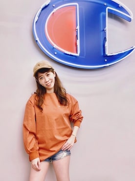 「USA」｜「アイテム（その他）」を使った、Cari Chenさん（レディース・158cm）の秋コーディネート