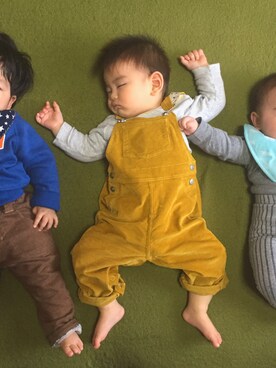 いくピヨさん（キッズ・70cm）の冬コーディネート