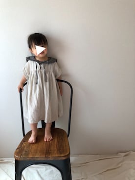 「BASE（ベース）のアイテム」を使った、MAROさん（キッズ・80cm）の春コーディネート