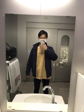 「TOMMY HILFIGER（トミーヒルフィガー）のアイテム（ナイロンジャケット）」を使った、Hozuさん（メンズ・175cm）の秋コーディネート