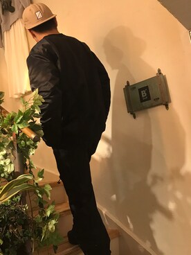 「NUMBERS EDITION(ナンバーズエディション)のアイテム」を使った、TAIGAさん(メンズ・165cm)の冬コーディネート