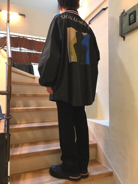 「CHRISTIAN DADA（クリスチャンダダ）のアイテム」を使った、TAIGAさん（メンズ・166cm）の秋コーディネート