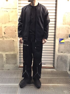 「OURET（オーレット）のアイテム（ジャケット/アウター）」を使った、TAIGAさん（メンズ・166cm）の冬コーディネート