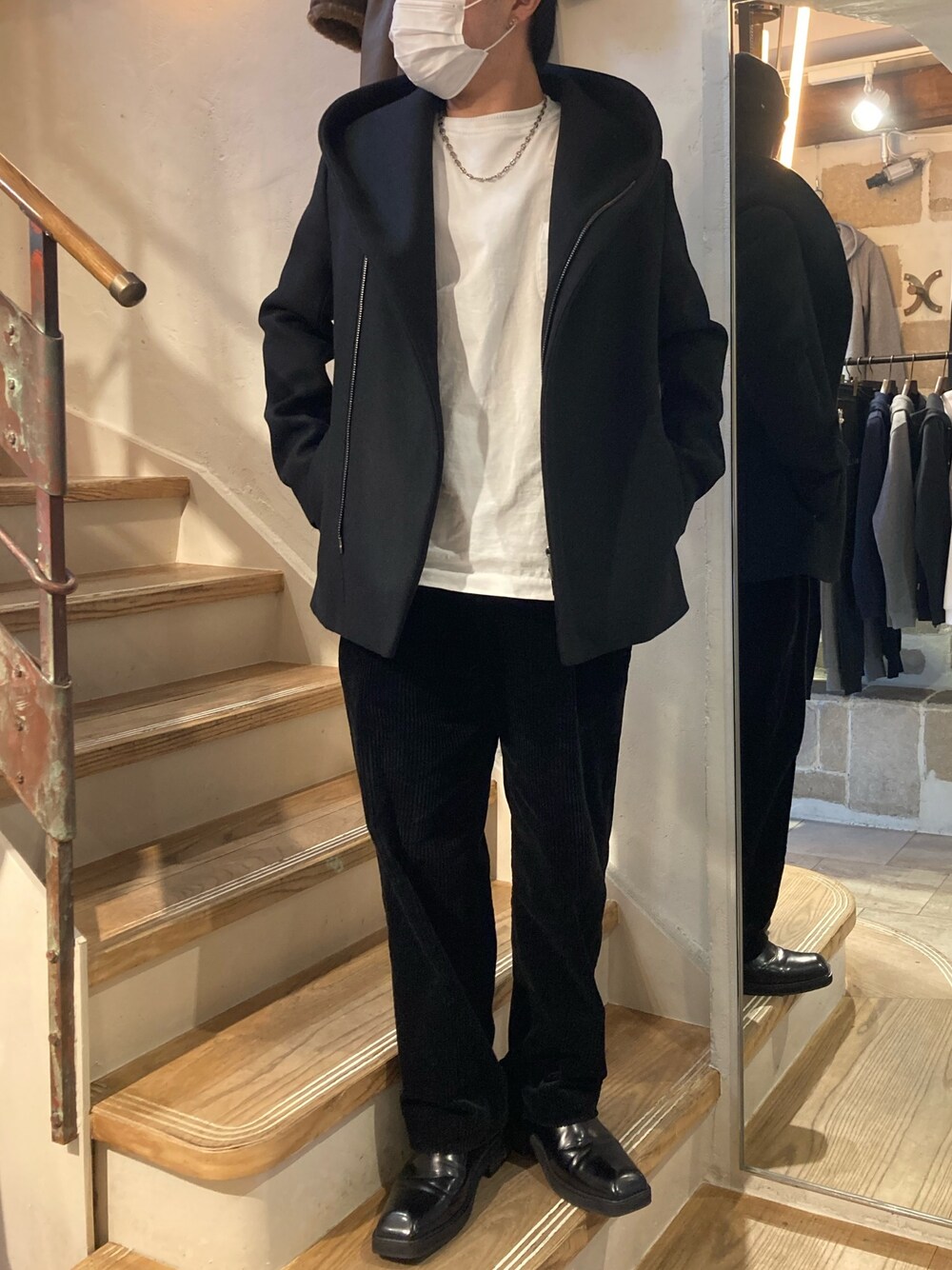 junhashimoto（ジュンハシモト）別注 SHORT WRAP COAT/ショート