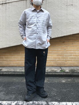 「OURET（オーレット）のアイテム（トップス）」を使った、TAIGAさん（メンズ・168cm）の冬コーディネート