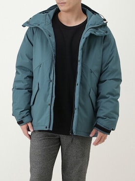 「NAVY（ネイビー）のアイテム」を使った、マックハウスZOZOスタイリスト メンズさん（メンズ・170cm）の冬コーディネート