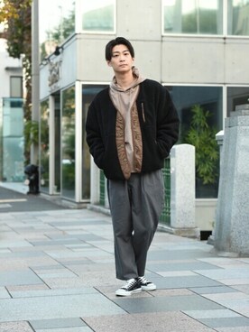 「URBAN COLLECTION（アーバンコレクション）のアイテム」を使った、マックハウスZOZOスタイリスト メンズさん（メンズ・178cm）の冬コーディネート