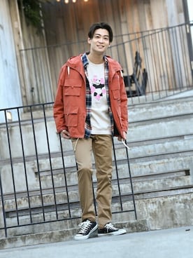 「BRANDALISED（ブランダライズド）のアイテム」を使った、マックハウスZOZOスタイリスト メンズさん（メンズ・178cm）の冬コーディネート