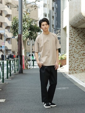 「Kappa（カッパ）のアイテム」を使った、マックハウスZOZOスタイリスト メンズさん（メンズ・179cm）の春コーディネート