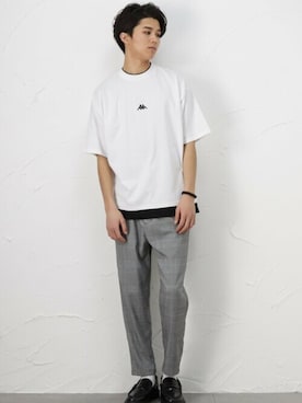 「Kappa（カッパ）のアイテム」を使った、マックハウスZOZOスタイリスト メンズさん（メンズ・178cm）の春コーディネート