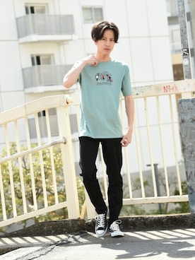 「NAVY（ネイビー）のアイテム」を使った、マックハウスZOZOスタイリスト メンズさん（メンズ・178cm）の春コーディネート