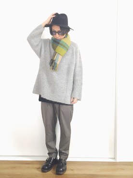 「reca（レカ）のアイテム」を使った、TAKAさん（メンズ・175cm）の冬コーディネート