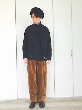 「DIGAWEL（ディガウェル）のアイテム（その他トップス）」を使った、TAKAさん（メンズ・175cm）の冬コーディネート