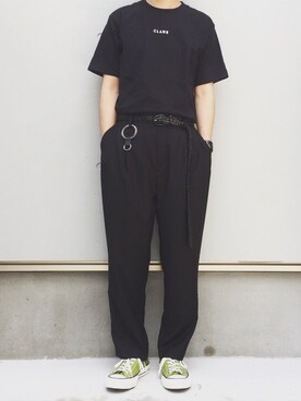 「ITTI（イッチ）のアイテム（アクセサリー）」を使った、TAKAさん（メンズ・175cm）の秋コーディネート