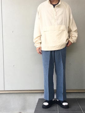 「EMMA  CLOTHES」｜「アイテム（サンダル）」を使った、TAKAさん（メンズ・175cm）の夏コーディネート